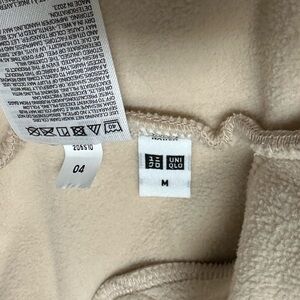 Cream Fleece jacket